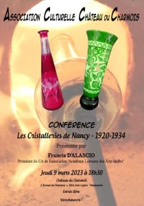 Les cristalleries de Nancy 1920-1934